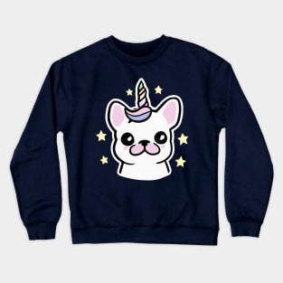 French Bulldog Unicorn Dog Owner Frenchie Dog Father Mom Dad Crewneck Sweatshirt